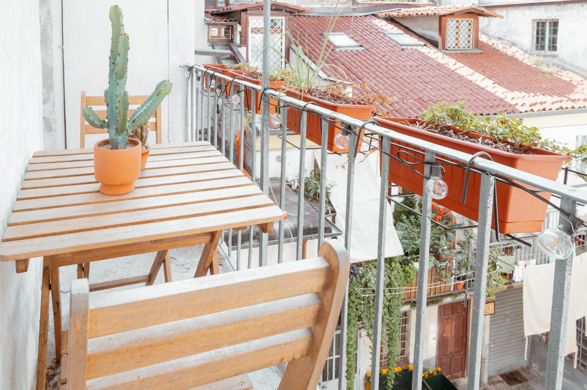 Mercanti Modern Flat - Balcony - Torino Centro Eksteriør billede